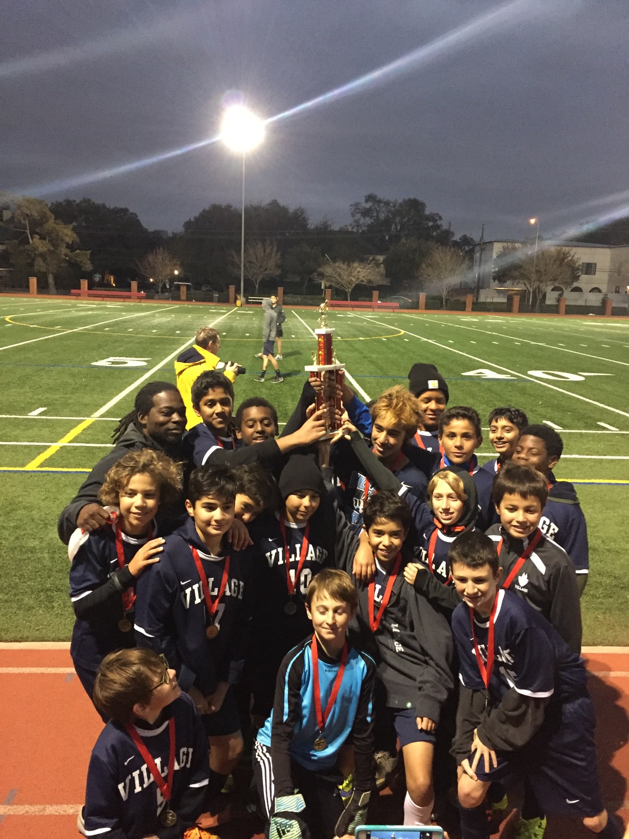 7th Grade Boys Soccer Wins Rob Tournament