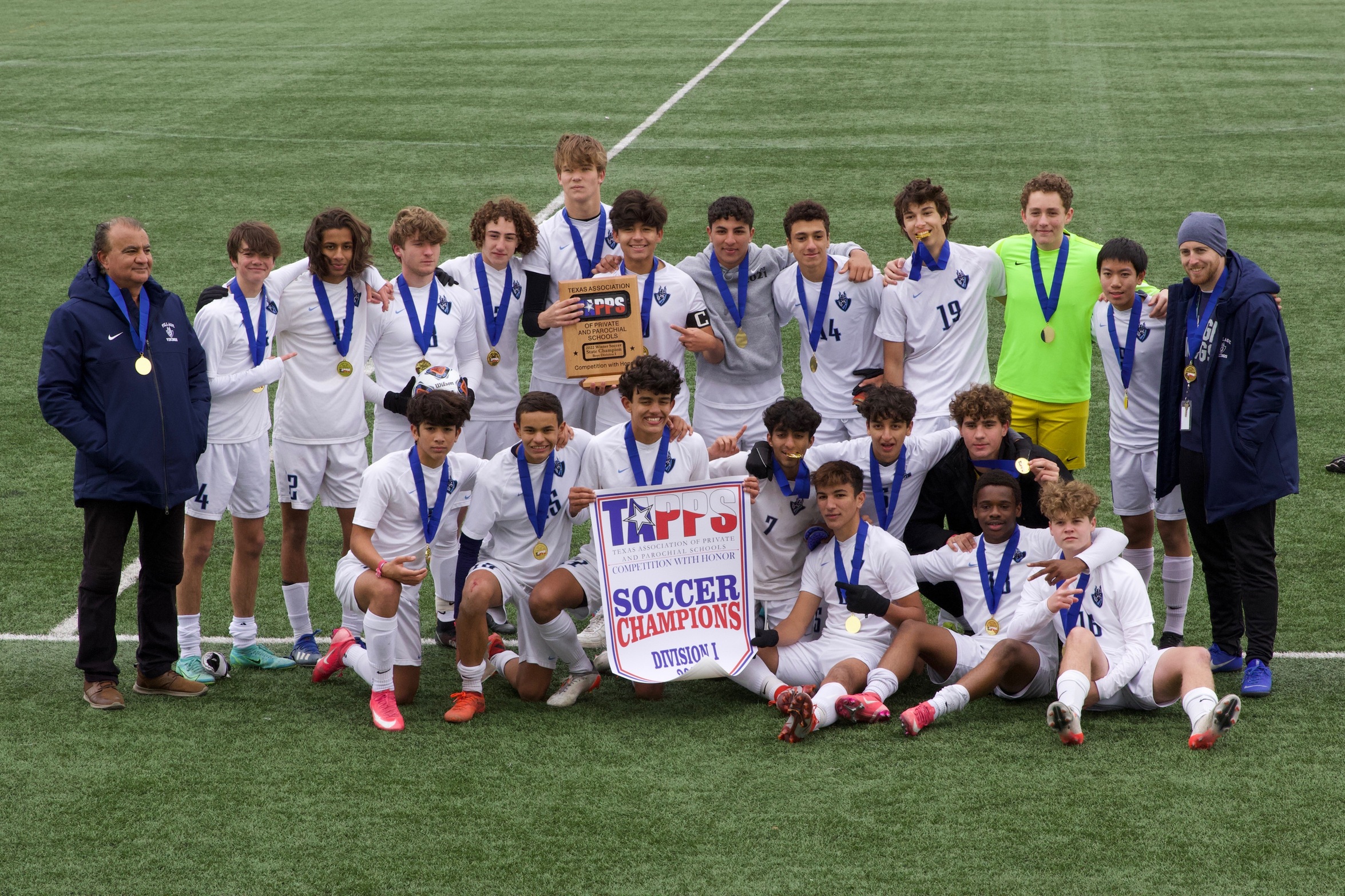 The Village School Boys Soccer wins TAPPS 6A State Championship